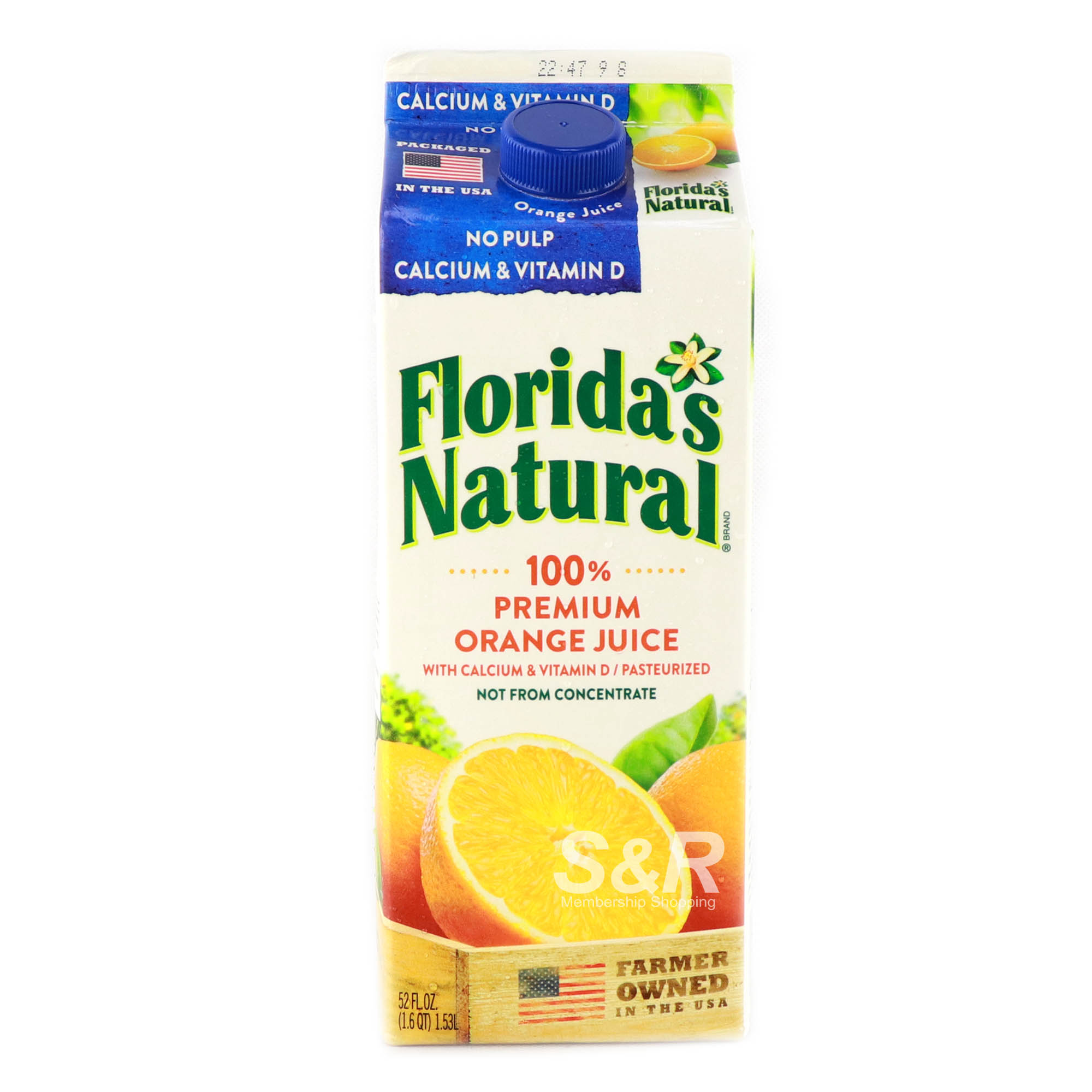 Florida’s Natural 100% Premium Orange Juice No Pulp 1.53L Florida’s Natural 100% Premium Orange Juice No Pulp 1.53L